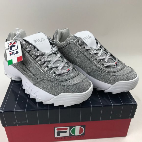 silver fila disruptor 2